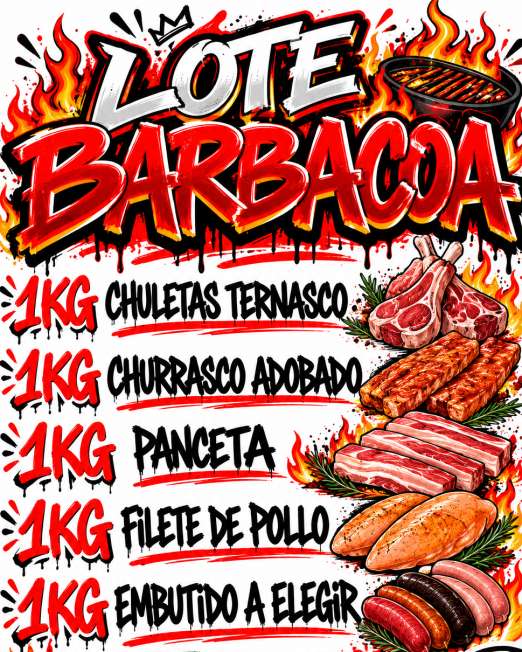 Lote Especial Barbacoa - 64,90 €